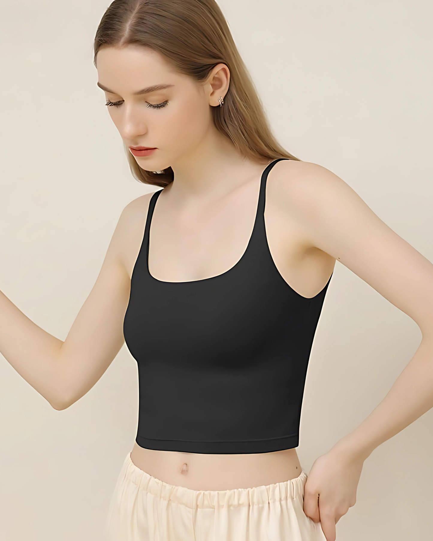 Askılı Crop Top