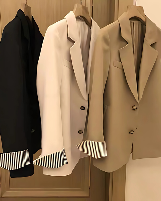 Manşet Detaylı Oversize Blazer Ceket