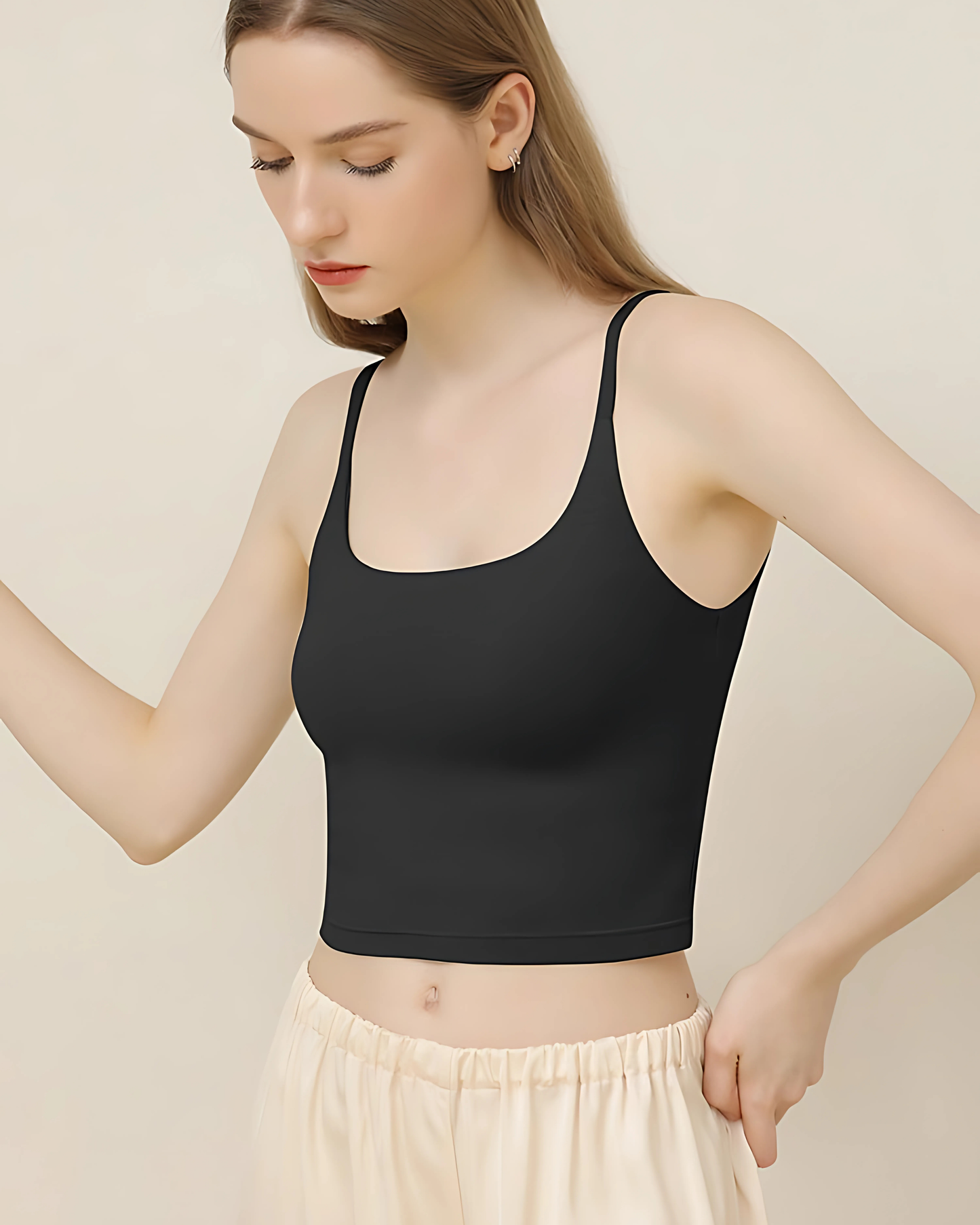 Askılı Crop Top