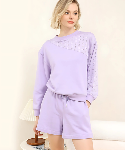 Oversize Pamuklu Sweatshirt